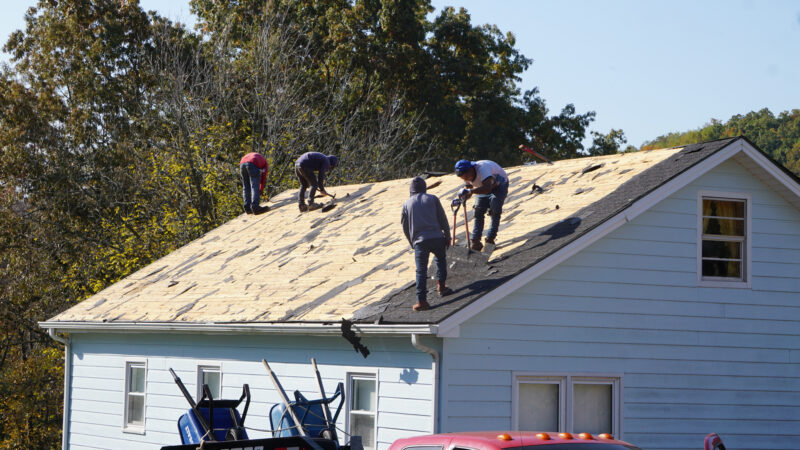 roof removed