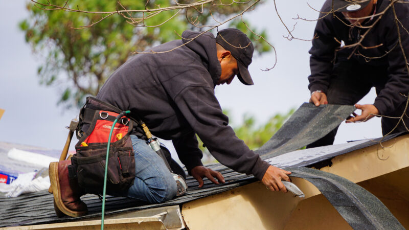 new roof install